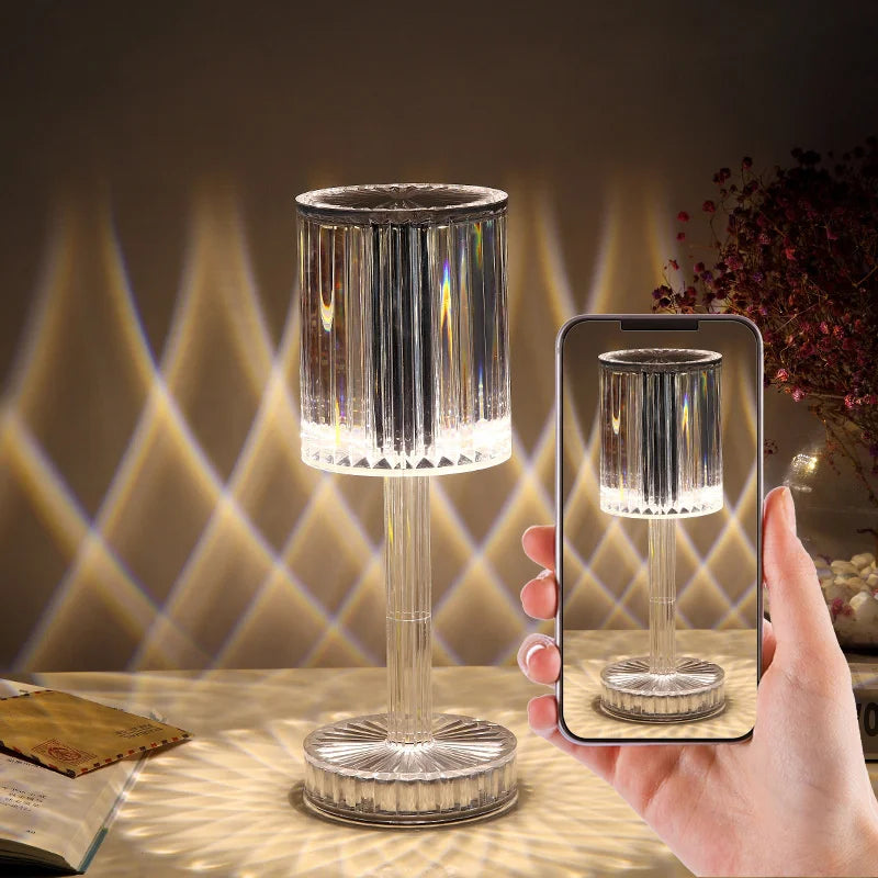 LED Diamond: Ambient Night Light for Home & Lounge