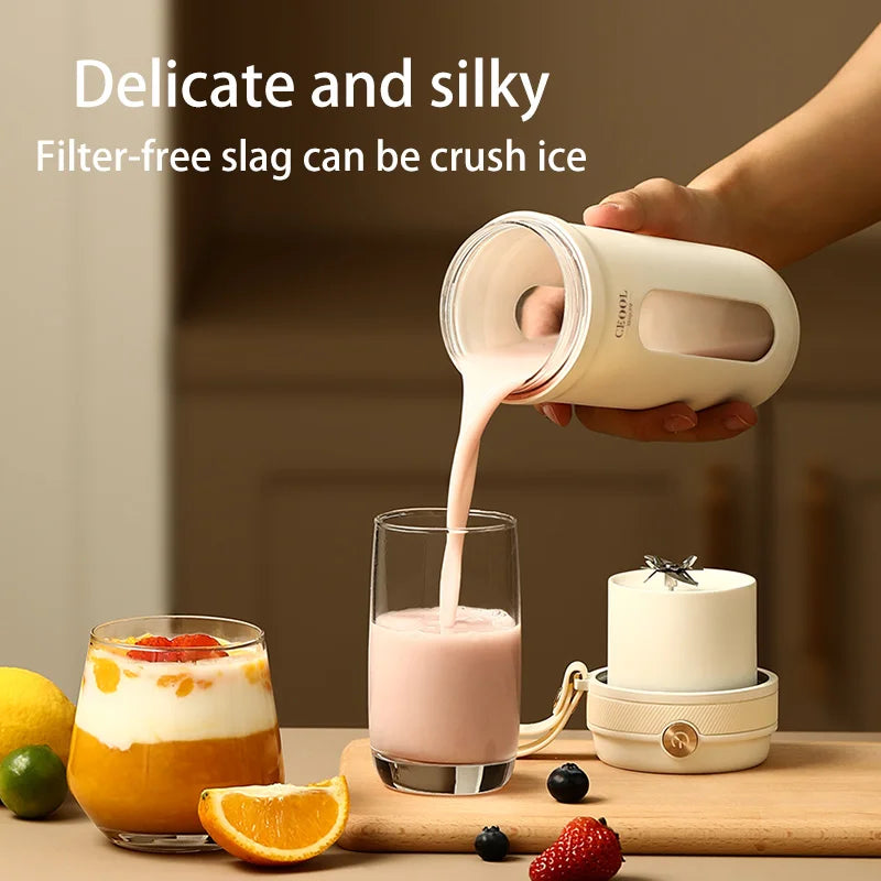 BlendGo Mini Portable Juice Maker: Multifunction Electric Smoothie Blender